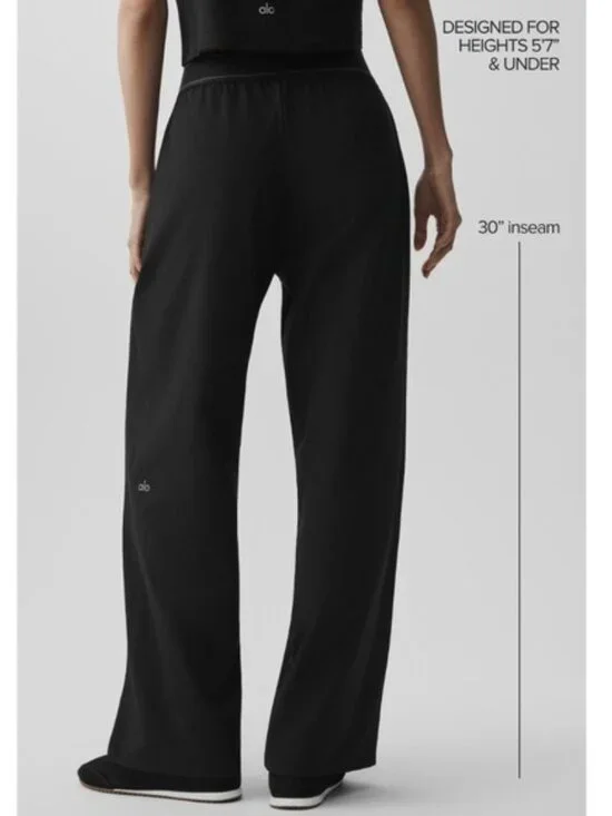 Alo Suit Up Trousers Black NWT - Picture 4 of 5